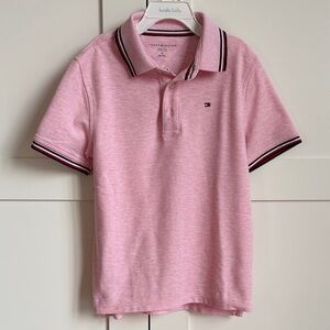 Tommy Hilfiger Boys Light Pink Polo Shirt